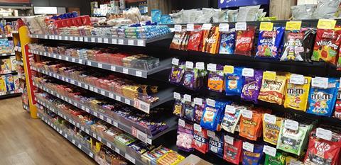 Confectionery Display Nisa Southend Victoria