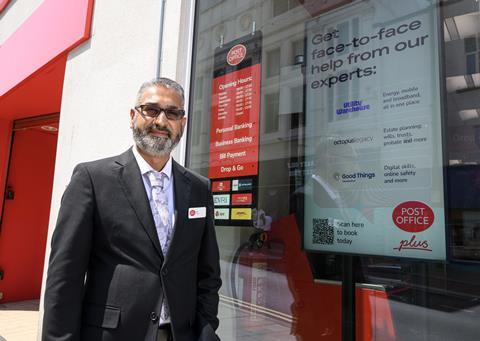 Sid Atwal Branch Manager at Derby City Post Office Photo credit should read Doug PetersPA Media Assignments