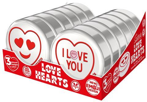 Love Hearts Tin