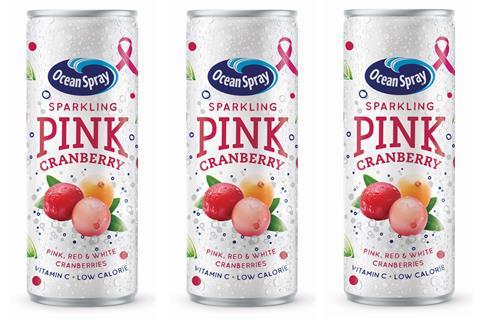 Ocean Spray Sparkling Pink 250ml