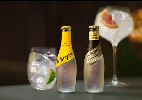 Schweppes Christmas TVC - branded line up