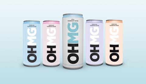 OHMG range of magnesium drinks in cans