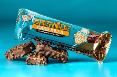 Carb Killa Bar Salted Caramel Packaging with bar cropped