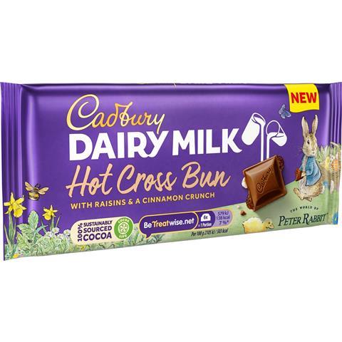 Cadbury Hot Cross Bun Bar 