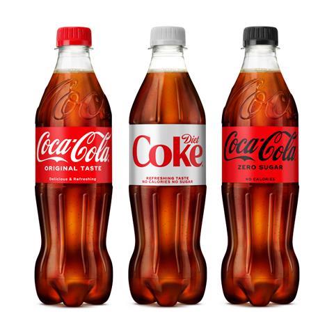 Coca-Cola 500ml line up