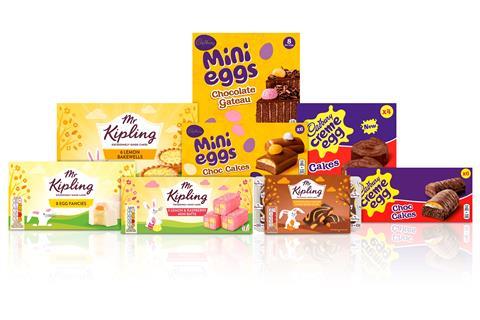 Premier Foods Mr Kipling and Cadbury Easter range