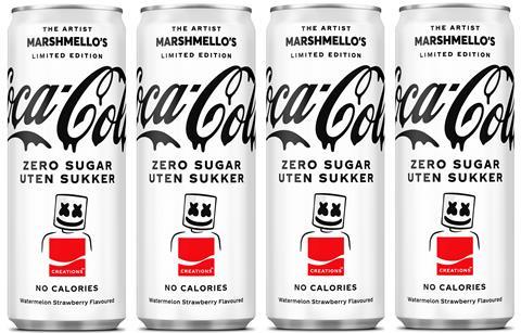 Marshmellos Coca-Cola