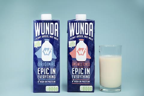 Plant-based milk alternative made from peas