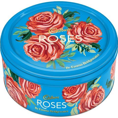 3 Cadbury Roses by Emma Bridgewater Tin