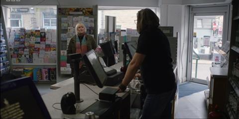Catherine and Neil inside the Nisa Local Shop - Happy Valley Series 3 Episode 4 - Credit BBC