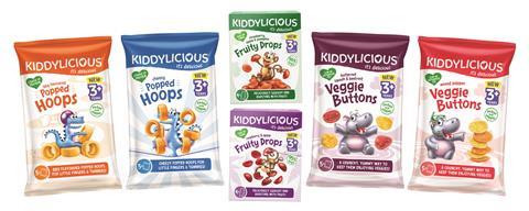 Kiddylicious 3+ years range