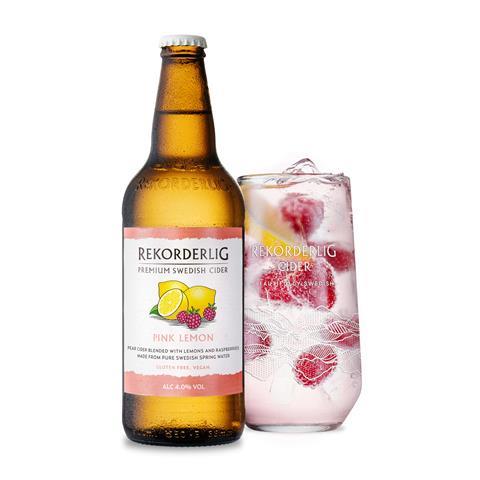 Rekorderlig Pink Lemon serve