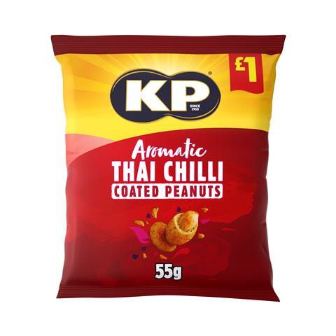 KP Aromatic Thai Chilli Coated Peanuts launched by KP Snacks - Convenience Store