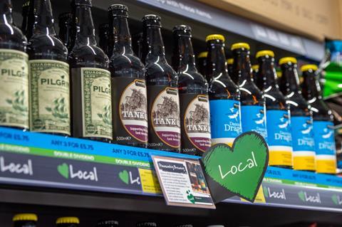 Love Local signage - Pheasantry Brewery