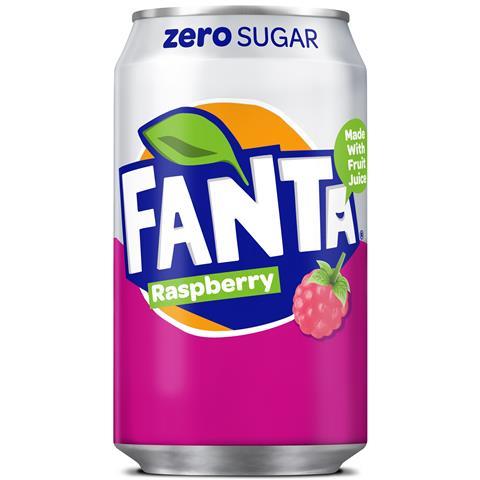 Fanta Raspberry can