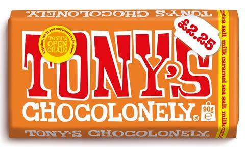 Tony's Chocolonely 90g Milk Caramel Sea Salt Bar - PMP