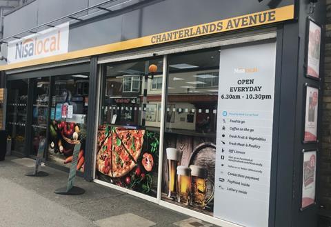 Chanterlands Avenue Nisa Local shop front