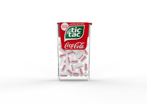 Limited edition Tic Tac Coca Cola sweets