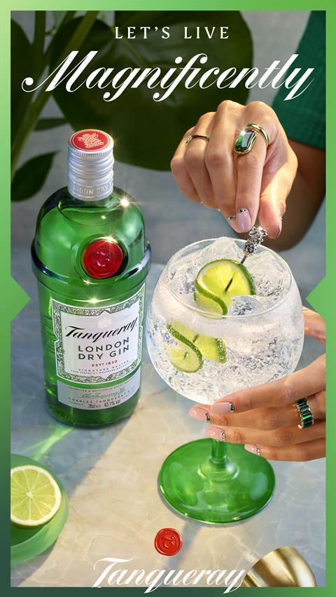 Tanqueray FY23 Q2 Let's Live Magnificently Inspire Portrait London Dry Gin Hands PREVIEW