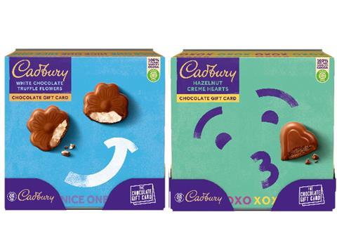 Cadbury Chocolate Gift Cards