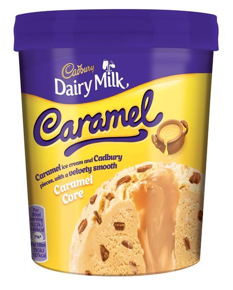 Cadbury Caramel tub