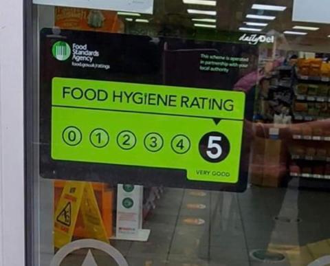Dersingham Spar_Food Hygiene Rating