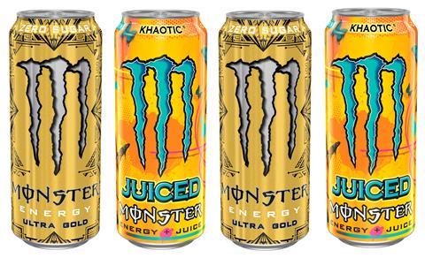 Monster energy Ultra Gold Juiced Khaotic