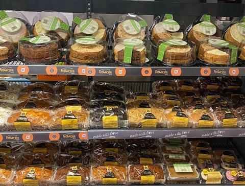 A wide selection of multiserve cakes in store at Simply Fresh Webheath