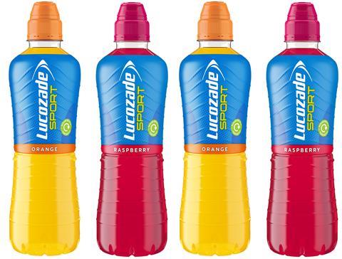 Lucozade sport reduced plastic