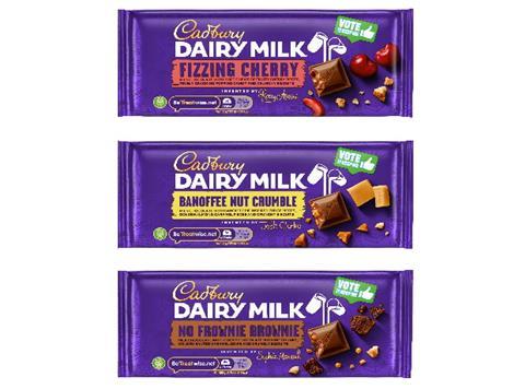 Cadbury Dairy Milk launches FIVE amazing new flavours