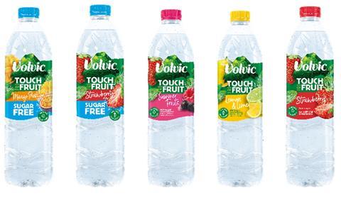 Volvic Touch of fruit rebrand