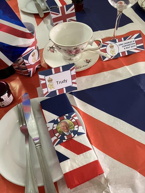 Trudy Royal British Legion Coronation tea