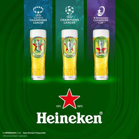 Heineken Sport limited-edition glassware