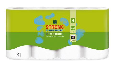 Co-op Roll Kitchen Towe (four pack)