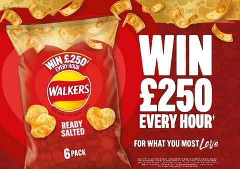 Walkers £250 promotion