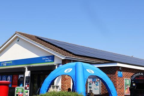 Billinghay Food Store solar panels