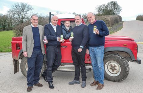 4 brothers with Michael Eavis