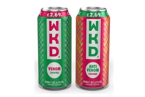WKD 440ml Canned Cocktails