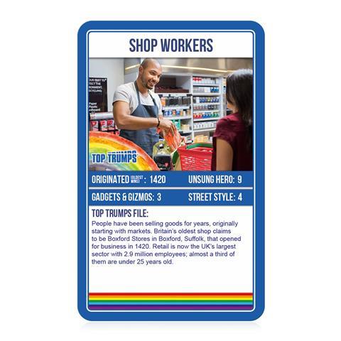 shop workers top trumps 