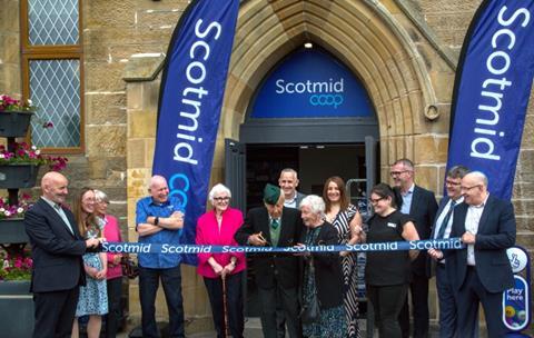 Burghead ribbon cutting