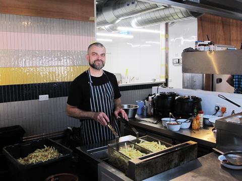 Stretford foodhall Poutine p2 top crop to portrait