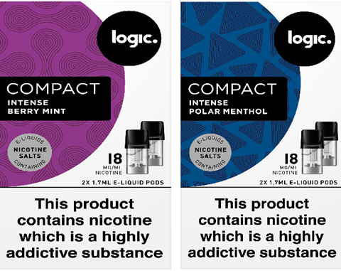 LOGIC COMPACT INTENSE NEW FLAVOURS