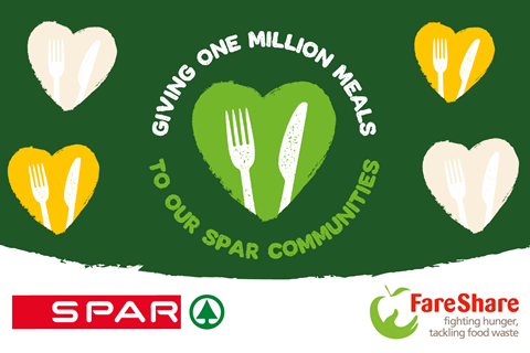 spar one million meals