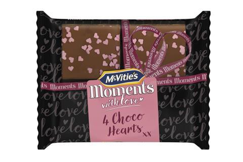 McVitie’s Moments Choco Hearts
