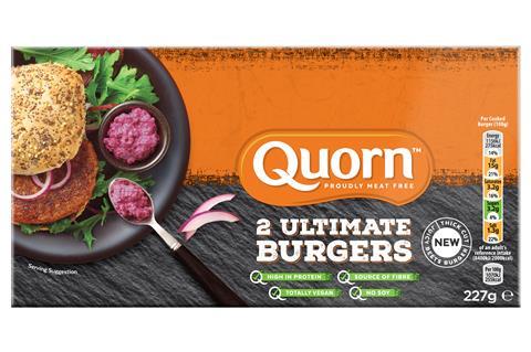Quorn beetroot burgers