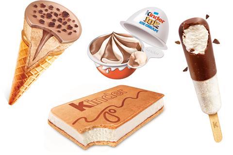 Kinder Ice Cream Range