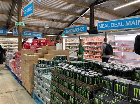 Glasto Co-op 3 energy drinks