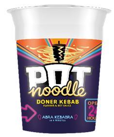 Pot Noodle Doner Kebab