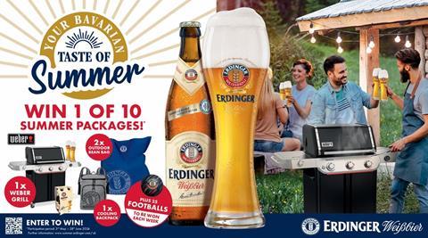 ERDINGER Weissbier BBQ campaign June 2026