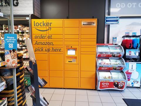 7 Amazon lockers